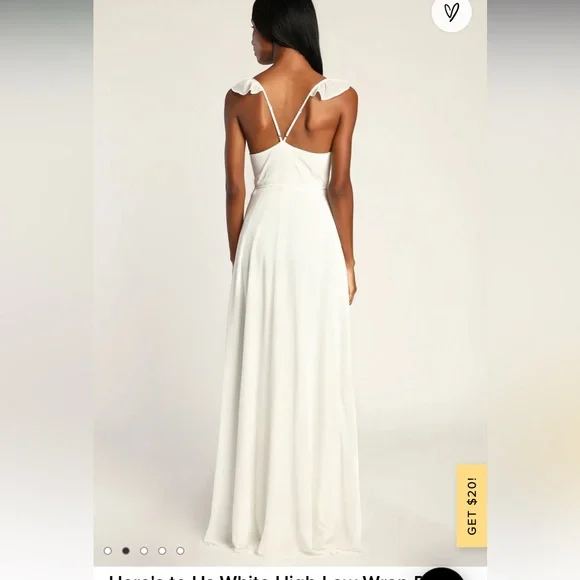 white party dress women Secret Place Strappy Tie Back Party Dress White